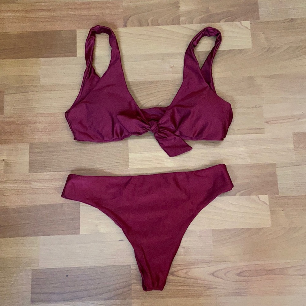 Maroon bikini NWOT